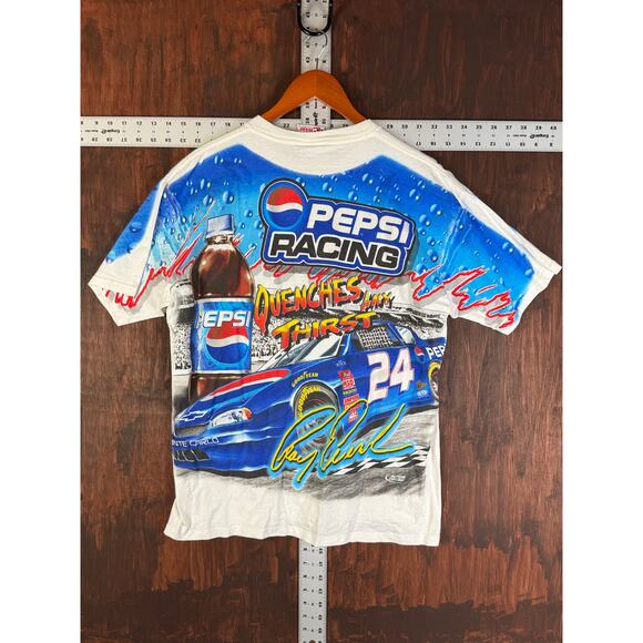 Pepsi Racing Jeff Gordon AOP Nascar Chase‎ Authentic Shirt Mens Medium 1999 VTG - Picture 6 of 8